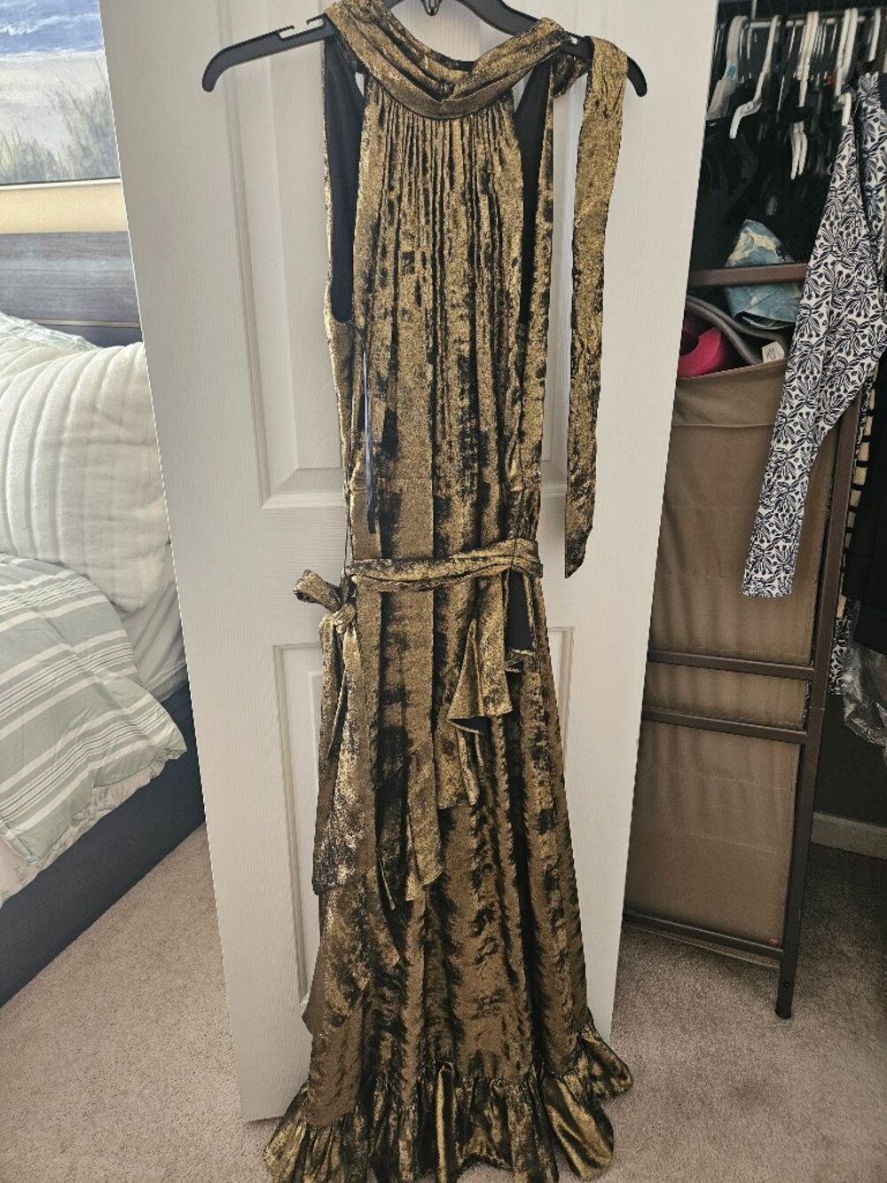 Alex Marie Antique Gold Dress